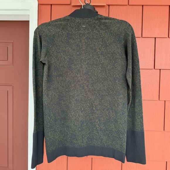 Lululemon Rest Less 1/2 Zip Black / Armory - Picture 1 of 6